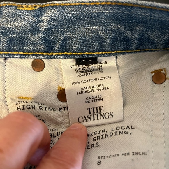 The Castings High Rise Straight Cropped -26 - Picture 8 of 11